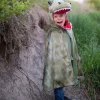 T-Rex - Umhang Mit Klauen, Grun - Gr. 4-6 J.