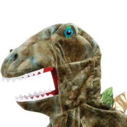 T-Rex - Umhang Mit Klauen, Grun - Gr. 4-6 J.