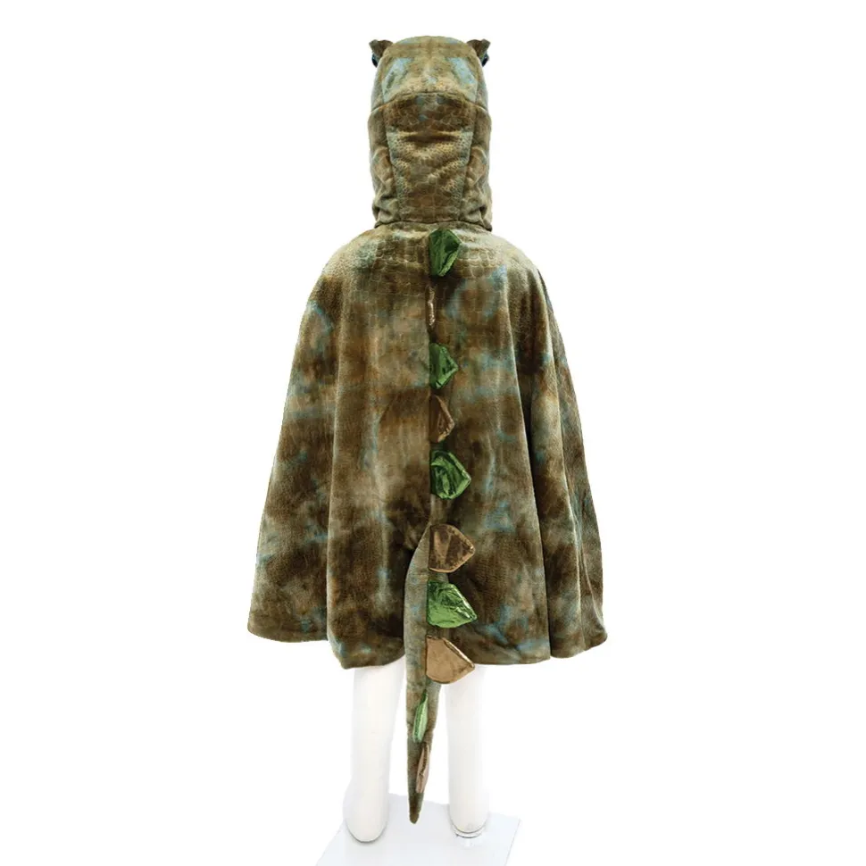 T-Rex - Umhang Mit Klauen, Grun - Gr. 4-6 J.