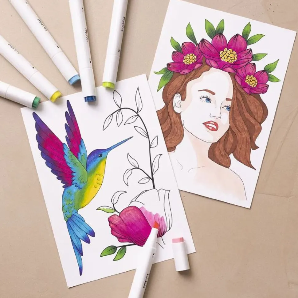 Twin Marker Filzstifte, 24 Stk.