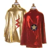Umhang 2 In 1, Gold/Rot (5-6 J.)