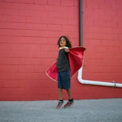 Umhang 2 In 1, Gold/Rot (5-6 J.)