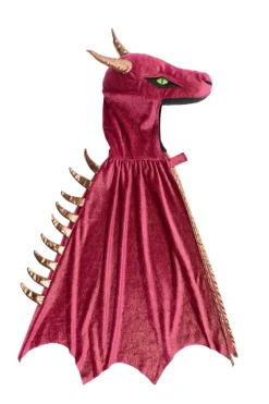 Umhang Drache - Rot/Gelb, Mehrere Grosen