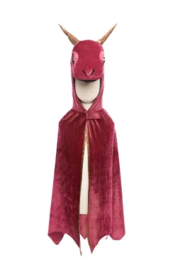 Umhang Drache - Rot/Gelb, Mehrere Grosen