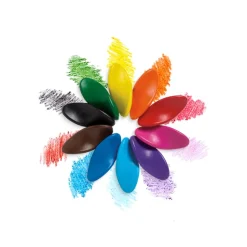 Wachskreiden - Ergonomisch, 10 Stk.