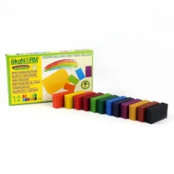 Wachsmalblocke - 12 Stk.