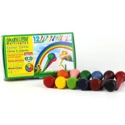 Wachsmalkreide Maltropfen - 12 Stk.