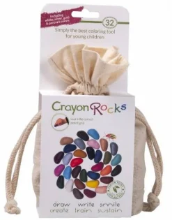 Wachsmalkreide-Crayon Rocks 32 Stk. In Stoffbeutel