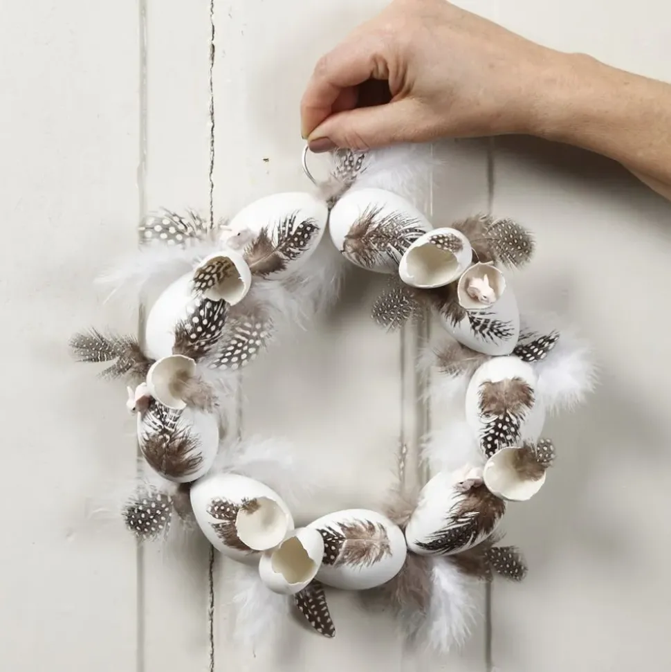 Wachteleier - H: 4 Cm, Weis, 18 Stk