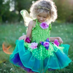 Waldfee - Kleid Mit Flugeln, Gr. 4-6 J.