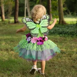 Waldfee - Kleid Mit Flugeln, Gr. 4-6 J.