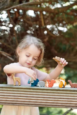 Waldtiere Aus Holz, 8 Teile