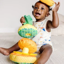 Weiches Stapelspiel - Ananas