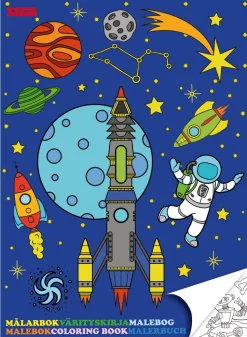 Weltraum Malbuch, 36 Seiten