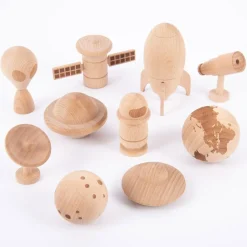 Weltraumabenteuer - Holzfiguren 10 Stk.