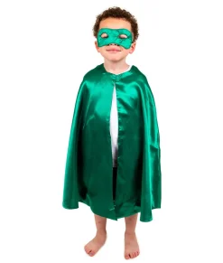 Wendbares Superheldencape - Grun/Schwarz (3-7 J.)