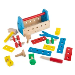 Werkzeugskiste Aus Holz - Mit Inhalt