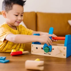 Werkzeugskiste Aus Holz - Mit Inhalt