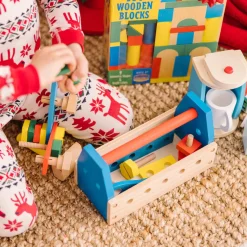 Werkzeugskiste Aus Holz - Mit Inhalt