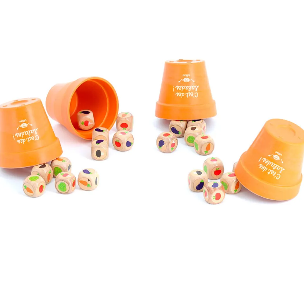 Wurfelspiel - Blumentopf