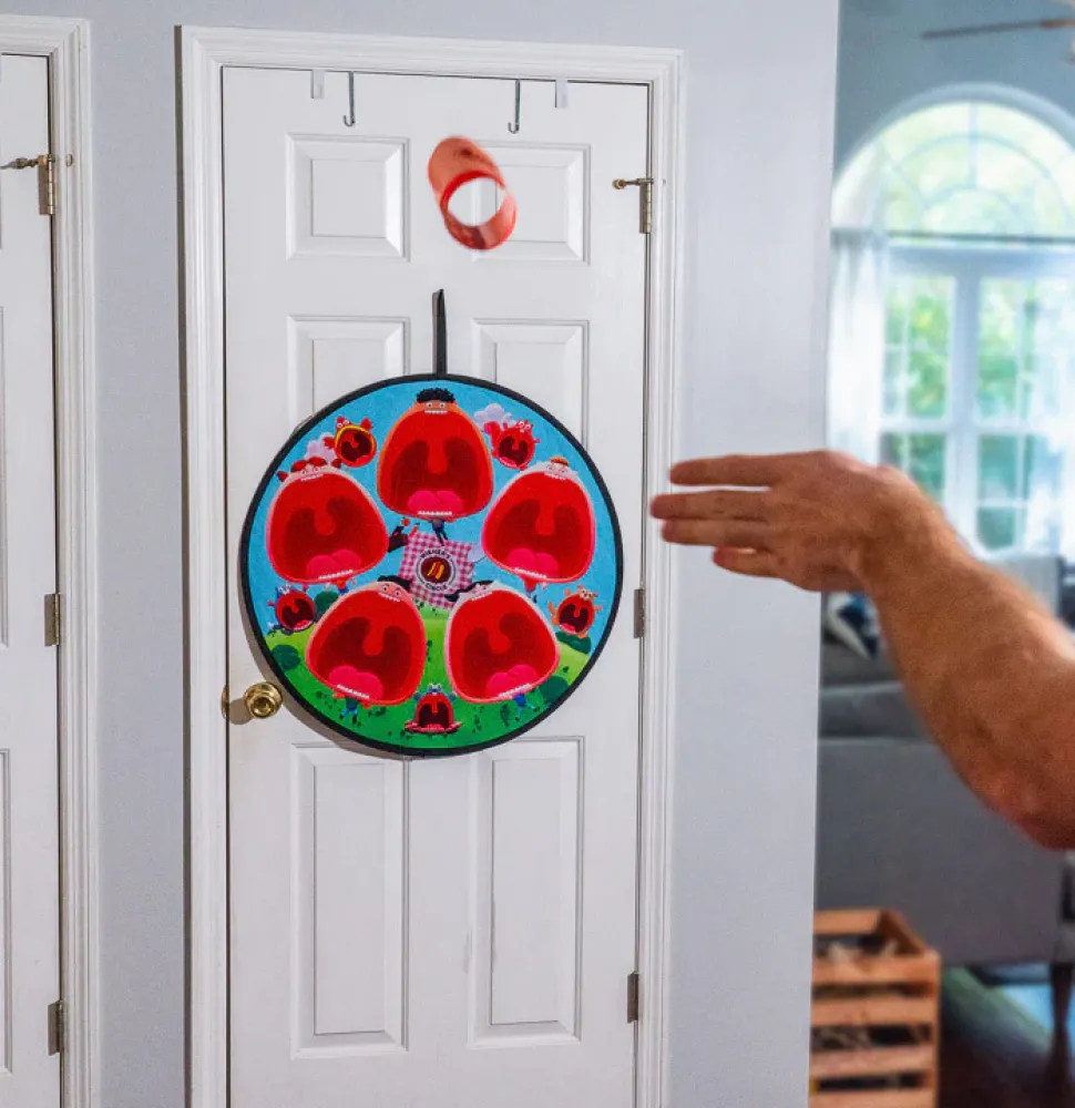 Wurfspiel - Fliegende Hot Dogs