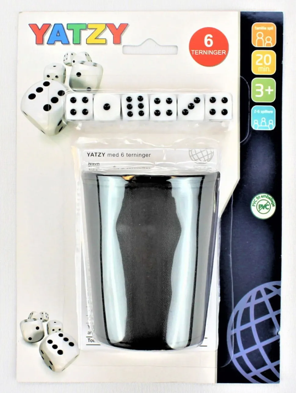 Yatzy Mit Becher & Spielblock