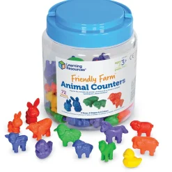 Zahle & Sortiere - Bauernhoftiere, 72-Teilig