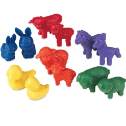 Zahle & Sortiere - Bauernhoftiere, 72-Teilig