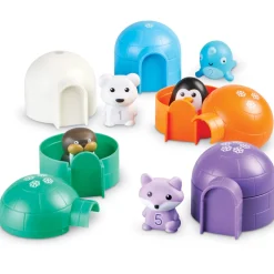 Zahlen Und Sortieren Mit Arktischen Tieren