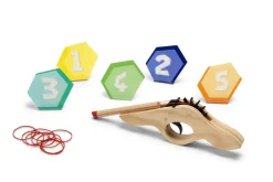 Zahlenschiesen M. Gummibandpistole