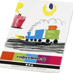 Zeichenblock A4 120 G - Weis, 50 Bogen