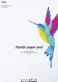 Zeichenblock Für Filzstifte A5/120 Gr. - 30 Blatt