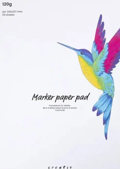 Zeichenblock Für Filzstifte A4/120 Gr. - 30 Blatt