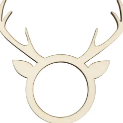 Zum Bemalen - Serviettenring Mit Geweih