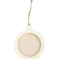 Zum Gestalten - Holzanhanger, 3 Stk.