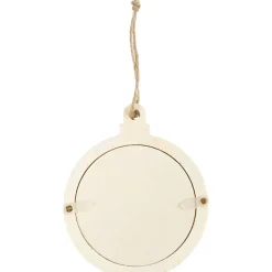 Zum Gestalten - Holzanhanger, 3 Stk.